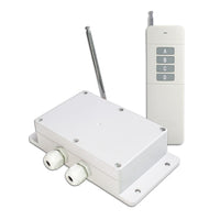 2CH 2000M 6000ft Long Distance Relay Output Time Delay Tri-mode Remote Control Set (Model 0020485)