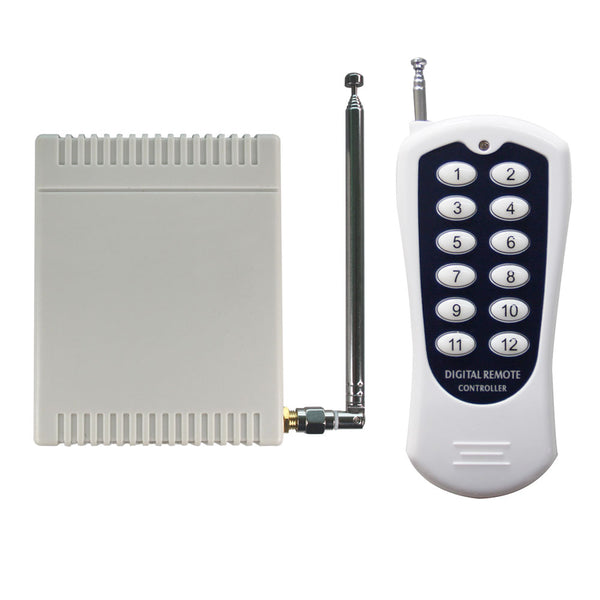 12Way Dry Relays Outputs Remote Control Transmitter Receiver Kit ...