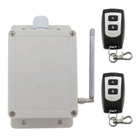 2 CH 12V 24V AC Power Output Waterproof Radio Remote Control Kit