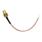 SMA Female Socket Connector with Silver Plated Cable For Antenna Installation (Model 0020920)