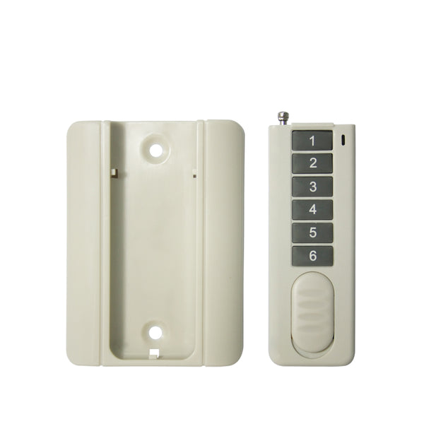 6 Buttons Wireless RF Remote Control /Transmitter With Wall Mounted Su ...