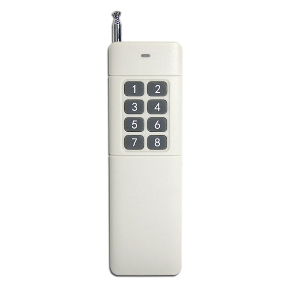 Long Distance Radio Control Best 8 Buttons Long Range RF Wireless Remote Control Radio Transmitter ...